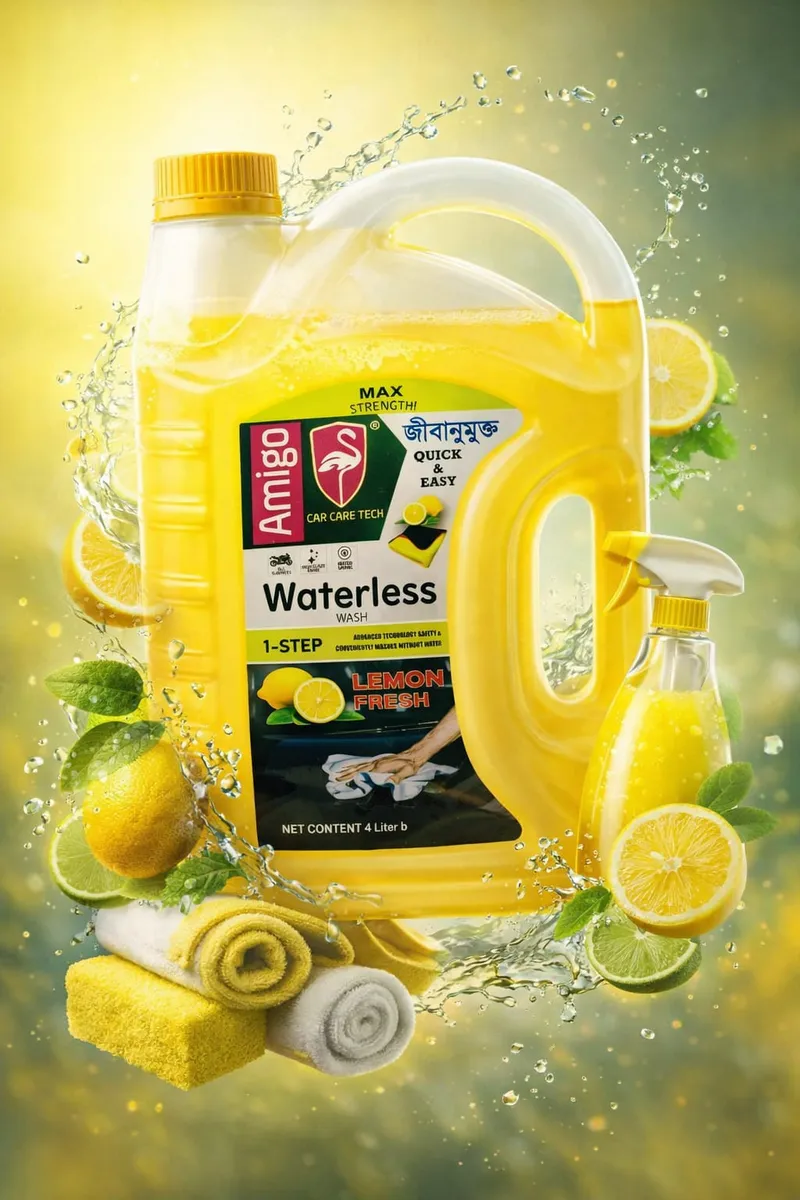 Amigo Waterless Wash 5 Liter– Deep Clean & Shine for Your Car