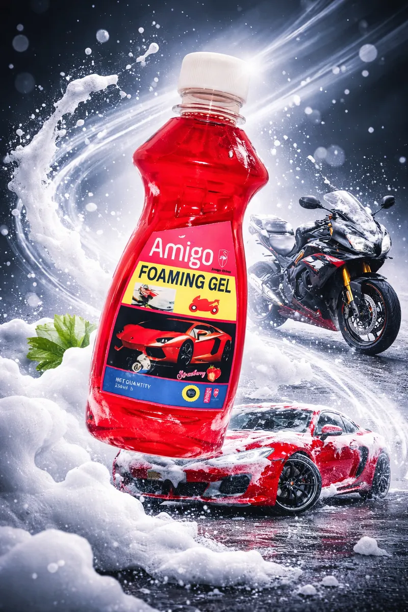 Amigo Foaming Gel 250ml– Deep Clean & Shine for Your Bike